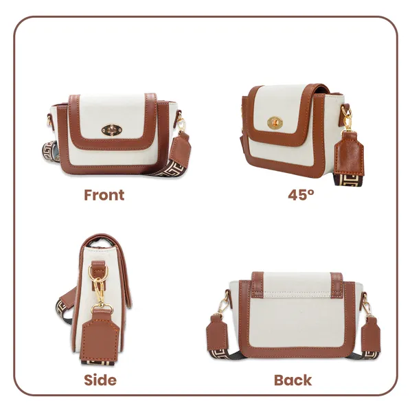 Beige_And_Tan_Canvas_Premium_Sling_Bag_For_Women