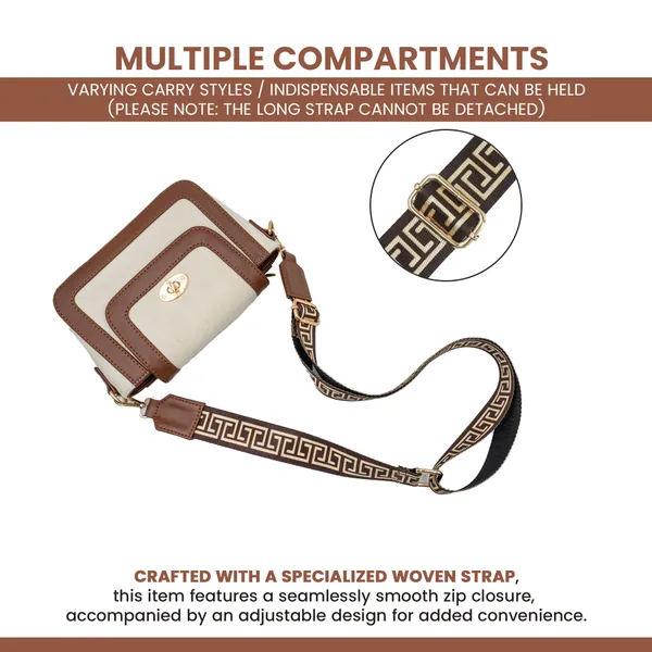 Beige_And_Tan_Canvas_Premium_Sling_Bag_For_Women