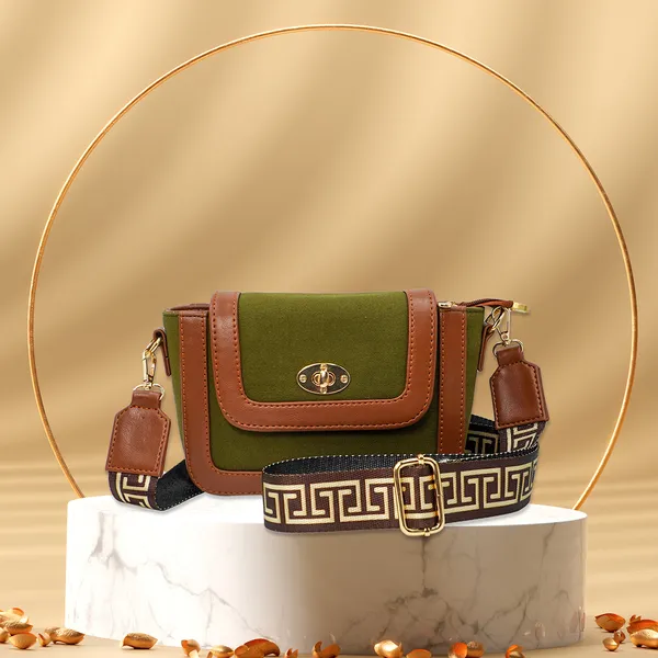Green_And_Tan_Canvas_Premium_Sling_Bag_For_Women