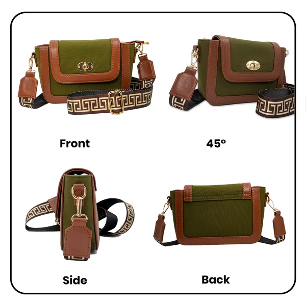 Green_And_Tan_Canvas_Premium_Sling_Bag_For_Women