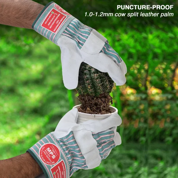 Leather_Working_Gloves_Grey_And_Green_Strip_Mps_106