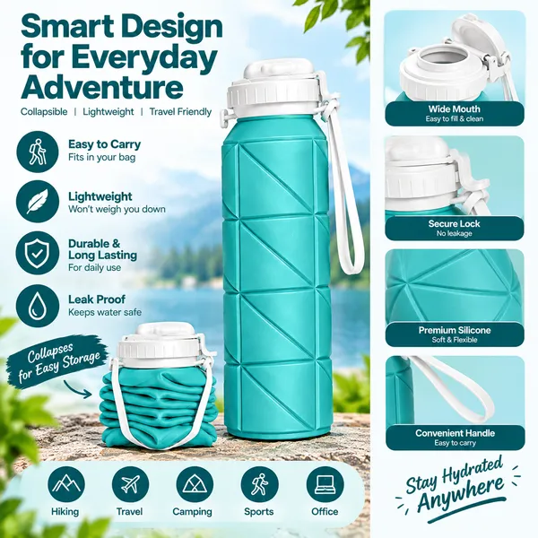 Silicone_Folding_Water_Bottle_600ML_for_Travel,_Gym,_Office,_School_–_Food_Grade,_Leakproof,_Lightweight_&_Reusable_|_Portable_Collapsible_Bottle_for_Men_&_Women