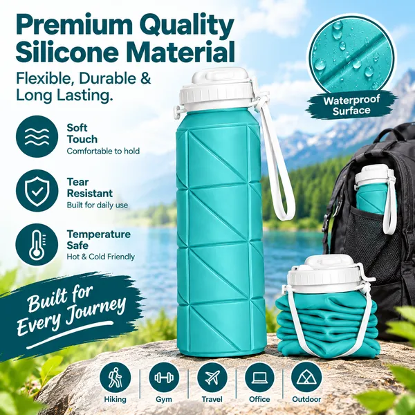Silicone_Folding_Water_Bottle_600ML_for_Travel,_Gym,_Office,_School_–_Food_Grade,_Leakproof,_Lightweight_&_Reusable_|_Portable_Collapsible_Bottle_for_Men_&_Women