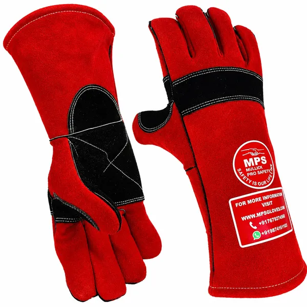 Fire_Resistant_Safety_Welding_Gloves_Red_Black_Mps014