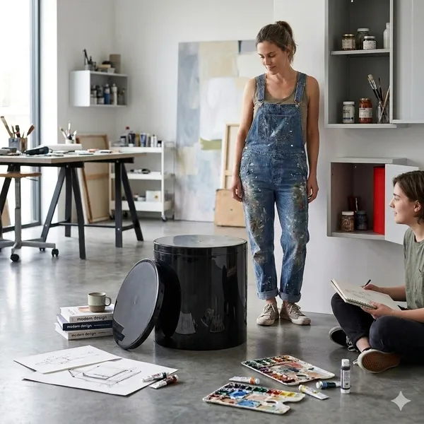 Black_Polypropylene_Solid_Black_Storage_Stool