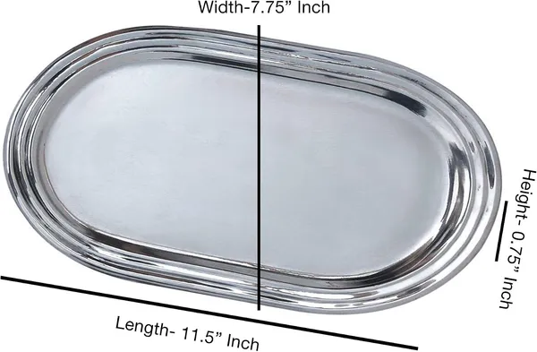 Silver_Stainless_Steel_Mirror_Polish_Oval_Amenity_Tray