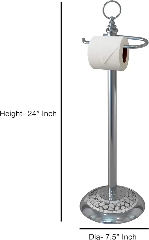Silver_Stainless_Steel_Chrome_Mosaic_Toilet_Paper_Holder_Stand