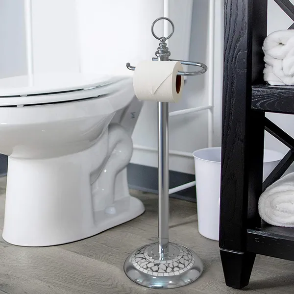 Silver_Stainless_Steel_Chrome_Mosaic_Toilet_Paper_Holder_Stand