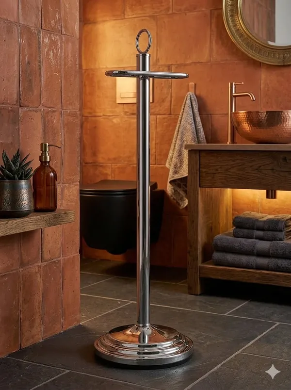 Silver_Stainless_Steel_Chrome_Finish_Toilet_Paper_Holder_Stand