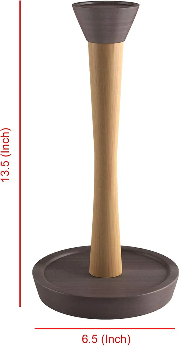 Bronze_Stainless_Steel_Wood_Finish_Kitchen_Paper_Roll_Holder