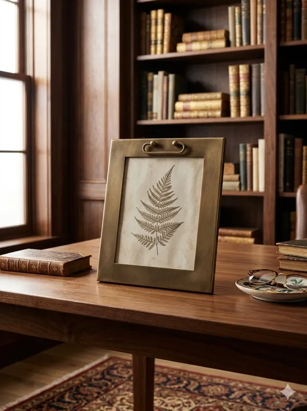 Gold_Steel_Antique_Brass_Finish_Desktop_Photo_Frame