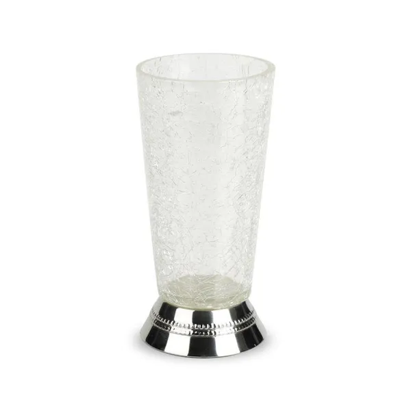 Glass_Stainless_Steel_Crackle_Finish_Pedestal_Tumbler