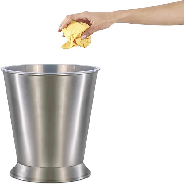Silver_Stainless_Steel_Matte_Finish_Waste_Basket