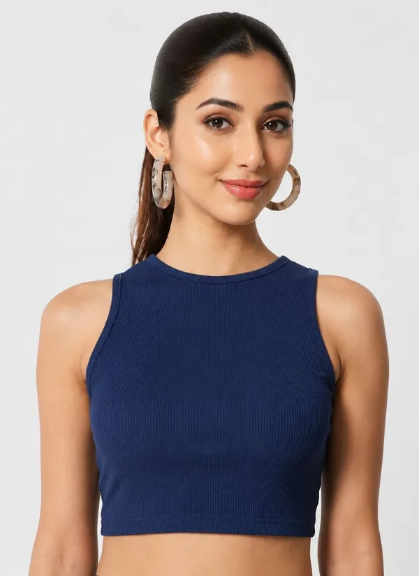 Drishti_Fashion_Casual_Solid_Women_Dark_Blue_Top_()