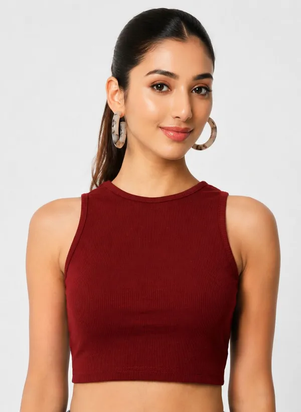 Drishti_Fashion_Casual_Solid_Women_Maroon_Top_()