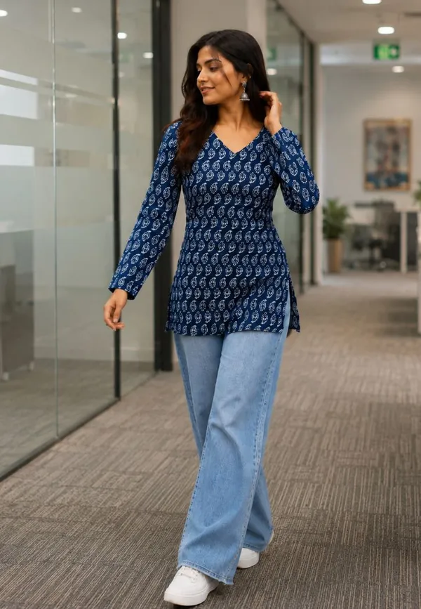 Drishti_Fashion_Casual_Printed_Women_Blue_Top_()