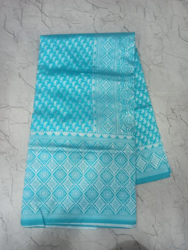 Elegant_Sky_Blue_Jacquard_Silk_Saree