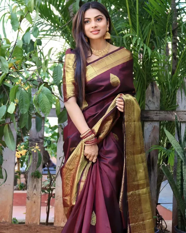 Royal_Maroon_Kanjivaram_Style_Silk_Saree_with_Rich_Gold_Zari_Border