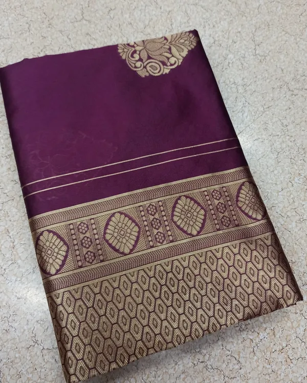 Royal_Maroon_Kanjivaram_Style_Silk_Saree_with_Rich_Gold_Zari_Border