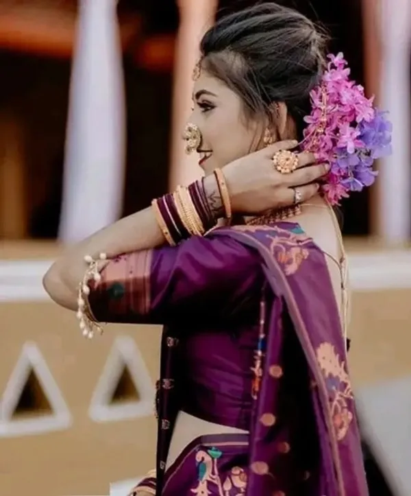 Women’s_Wine_Purple_Designer_Saree_with_Floral_Print_&_Traditional_Border