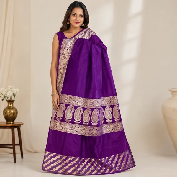 Royal_Purple_Banarasi_Silk_Saree_with_Zari_Border
