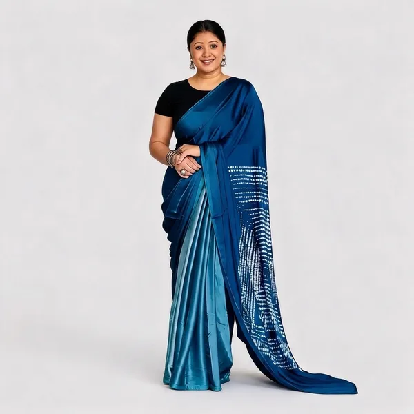 Blue_Satin_Shibori_Print_Ombre_Saree_for_Women