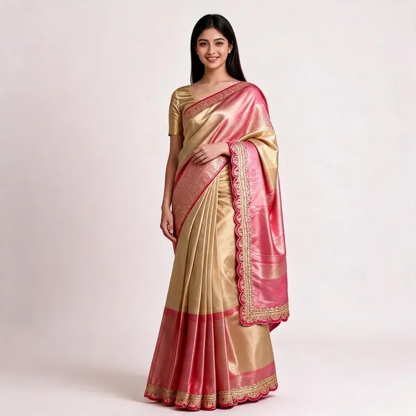 Pink_Gold_Zari_Woven_Satin_Saree_with_Scalloped_Border
