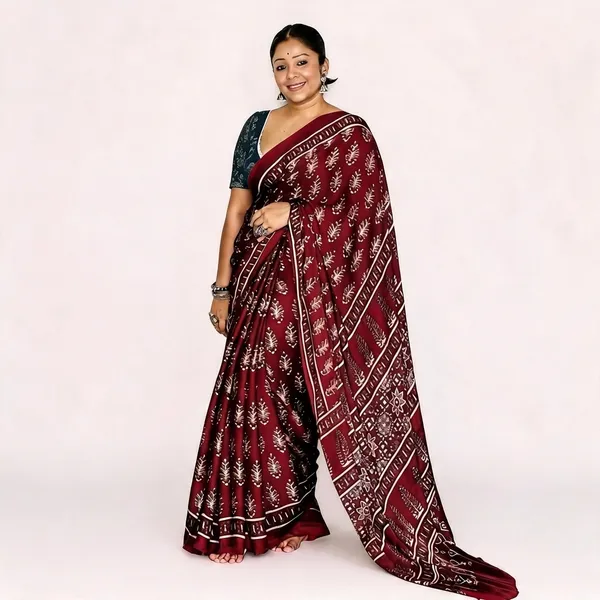 Maroon_Satin_Printed_Saree_for_Women