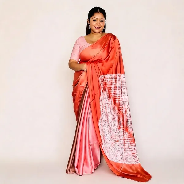Orange_Satin_Ombre_Shibori_Print_Saree_for_Women