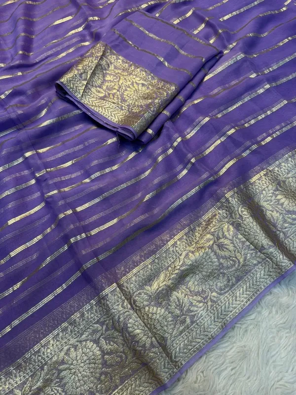 Purple_Satin_Zari_Woven_Border_Saree_for_Women