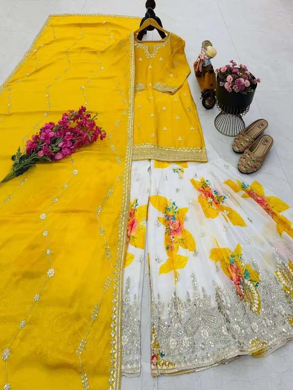 Designer_Party_Palazzos_Suit_&_Dupatta_Set_|_Yellow