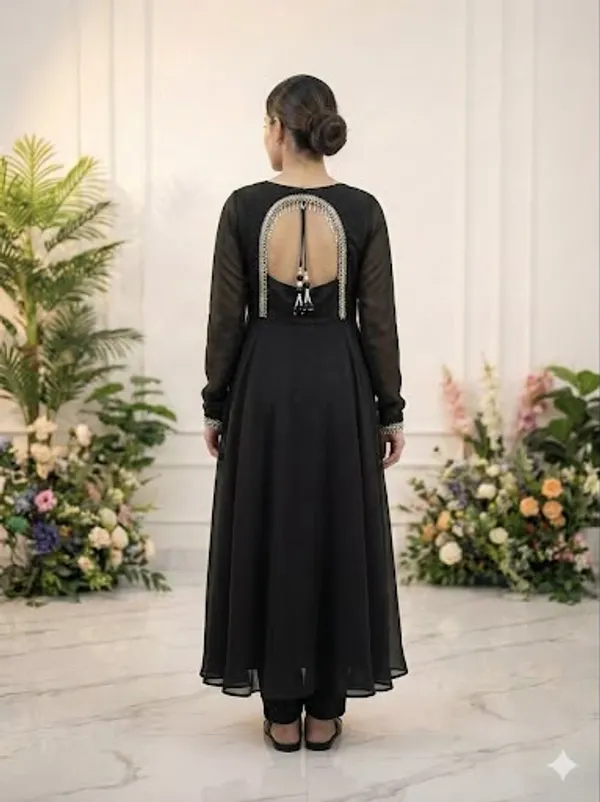 Black_Fox_Georgette_Party_Wear_Gown_with_Dupatta_&_Pant