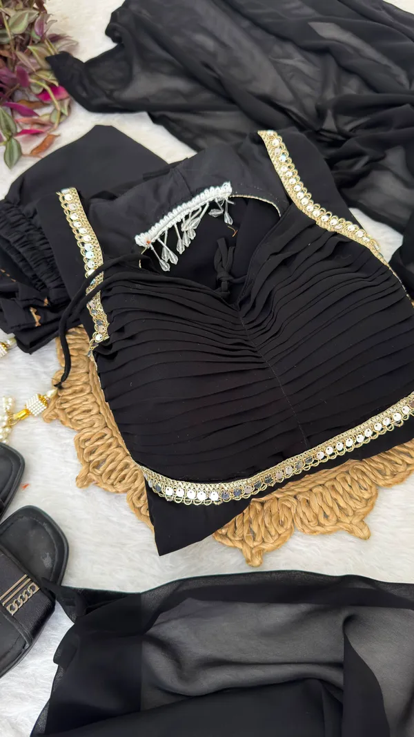 Black_Fox_Georgette_Party_Wear_Gown_with_Dupatta_&_Pant