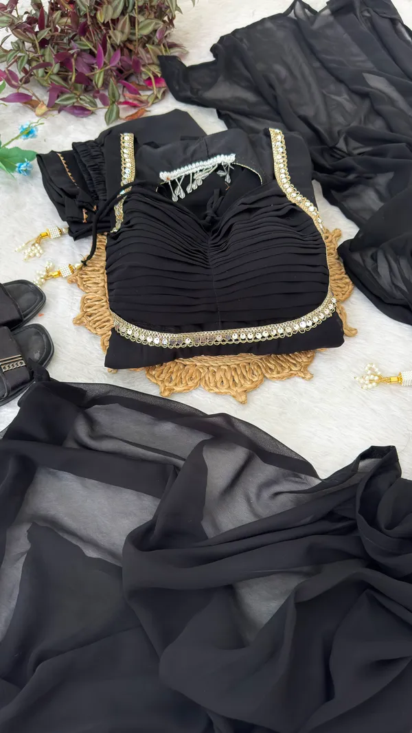 Black_Fox_Georgette_Party_Wear_Gown_with_Dupatta_&_Pant