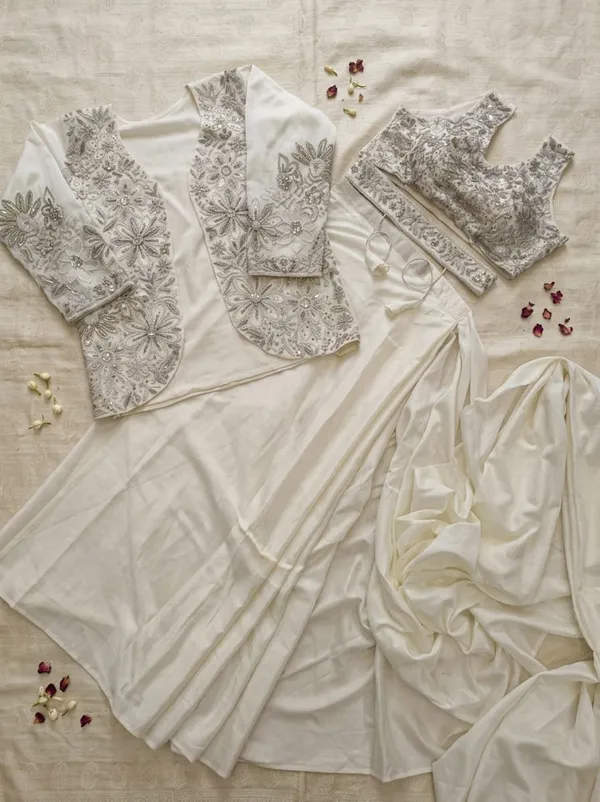 Bollywood_Glam_Designer_Drape_Saree_with_Jacket_&_Belt