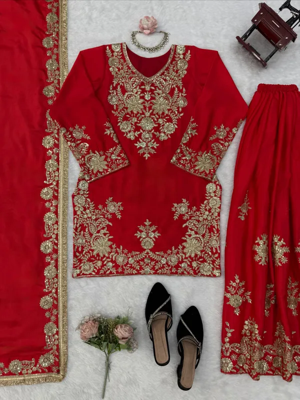Chinon_Silk_Embroidered_Top_Plazzo_Dupatta_Set