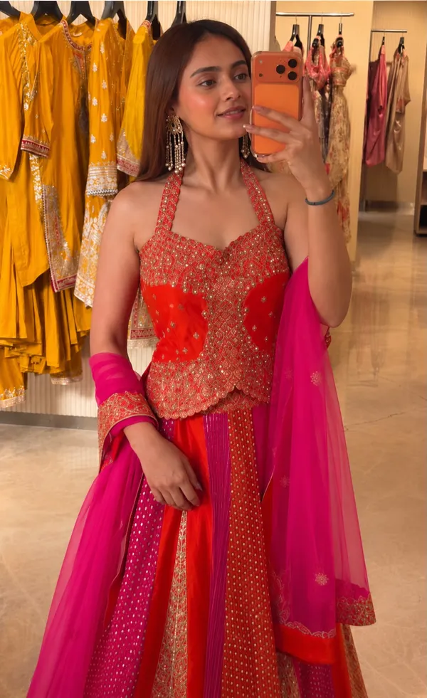 Chinon_Silk_Lehenga_Choli_Set