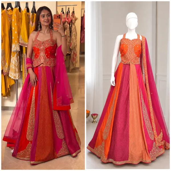 Chinon_Silk_Lehenga_Choli_Set