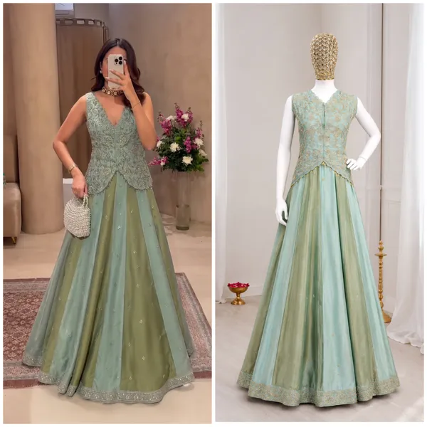 Chinon_Silk_Lehenga_Choli_Set_with_4_Meter_Flair