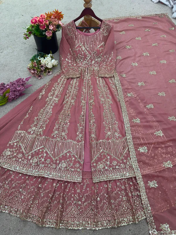 Crunchy_Silk_Heavy_Embroidery_Top_Plazzo_Dupatta_Set