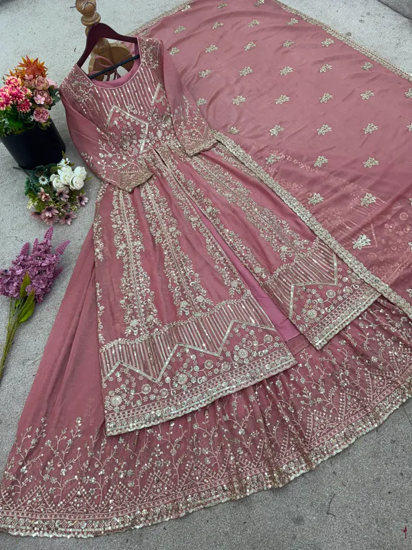 Crunchy_Silk_Heavy_Embroidery_Top_Plazzo_Dupatta_Set