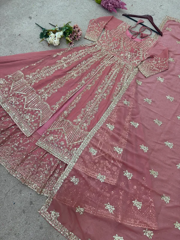 Crunchy_Silk_Heavy_Embroidery_Top_Plazzo_Dupatta_Set