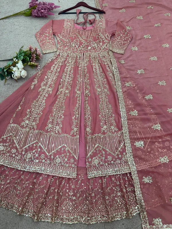 Crunchy_Silk_Heavy_Embroidery_Top_Plazzo_Dupatta_Set