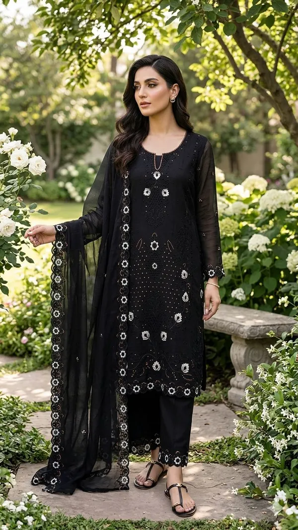Currency_Silk_Embroidered_Top_Plazzo_Dupatta_Set