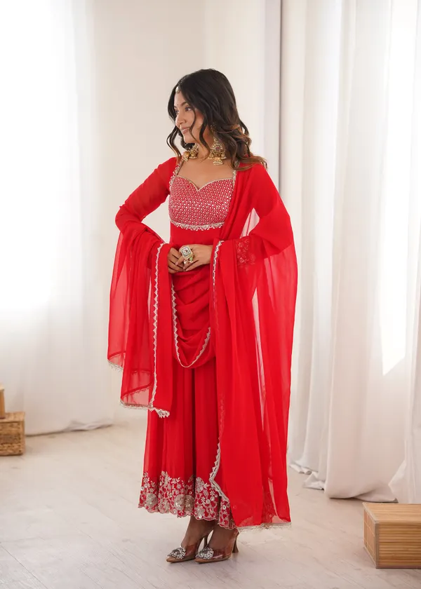 Designer_Anarkali_Gown_Set_with_Pent_and_Dupatta