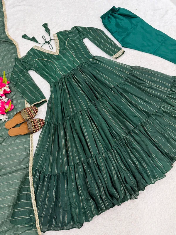 Designer_Brocade_Anarkali_Suit_Set