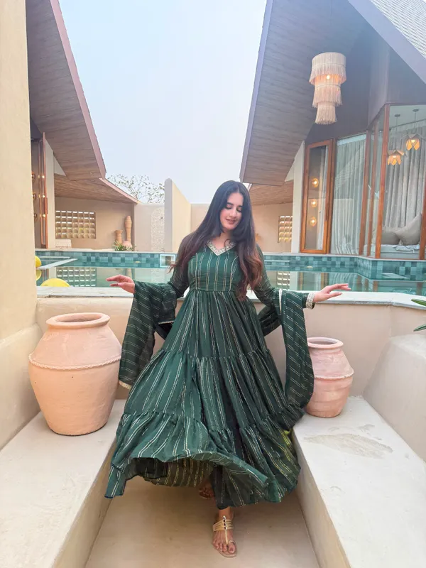 Designer_Brocade_Anarkali_Suit_Set