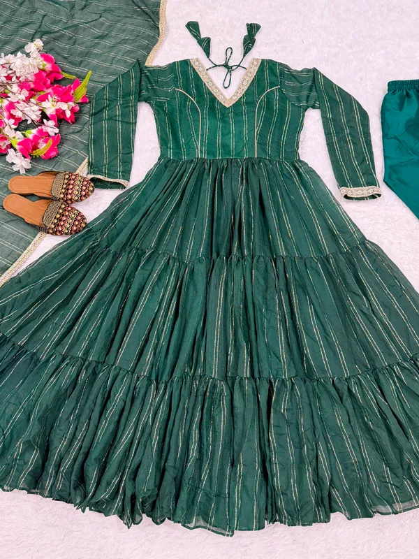 Designer_Brocade_Anarkali_Suit_Set