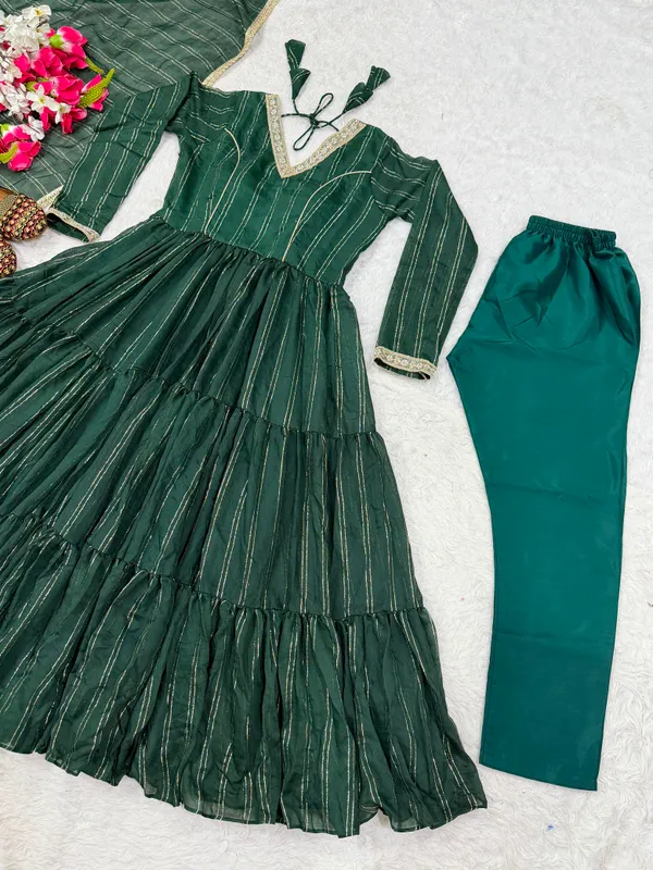 Designer_Brocade_Anarkali_Suit_Set