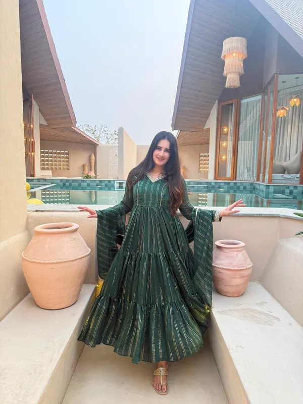 Designer_Brocade_Anarkali_Suit_Set